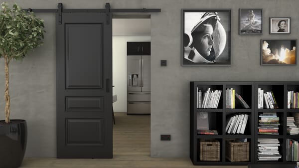 Kent Black - Prefinished Sliding Barn Door