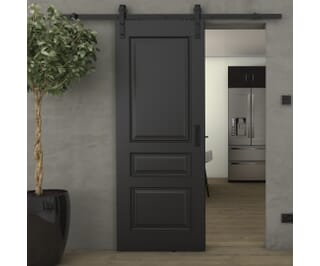 Kent Black - Prefinished Sliding Barn Door
