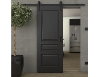 Kent Black - Prefinished Sliding Barn Door