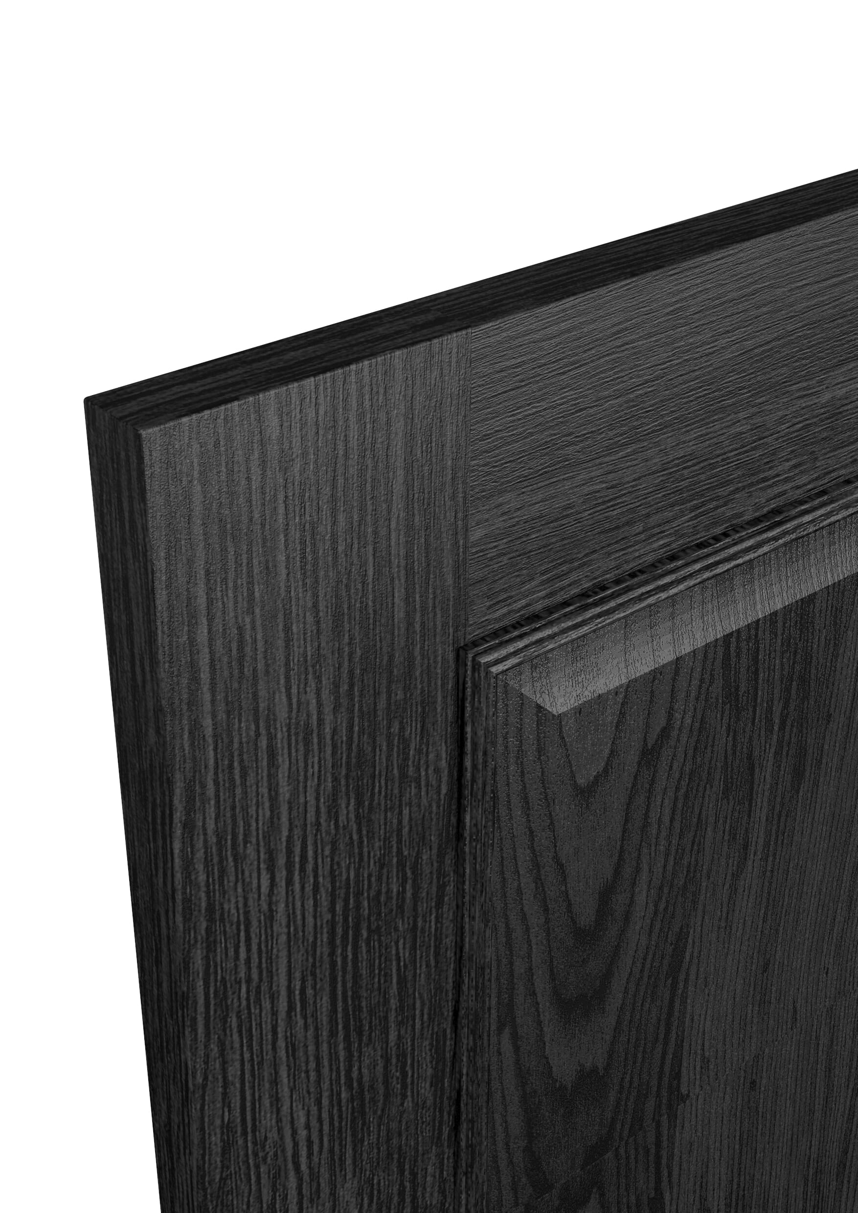 826x2040x40mm Surrey Black Oak - Prefinished Sliding Barn Door
