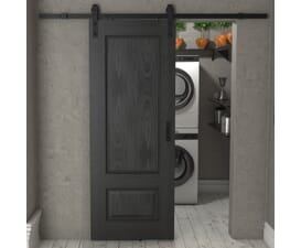 Surrey Black Oak - Prefinished Sliding Barn Door