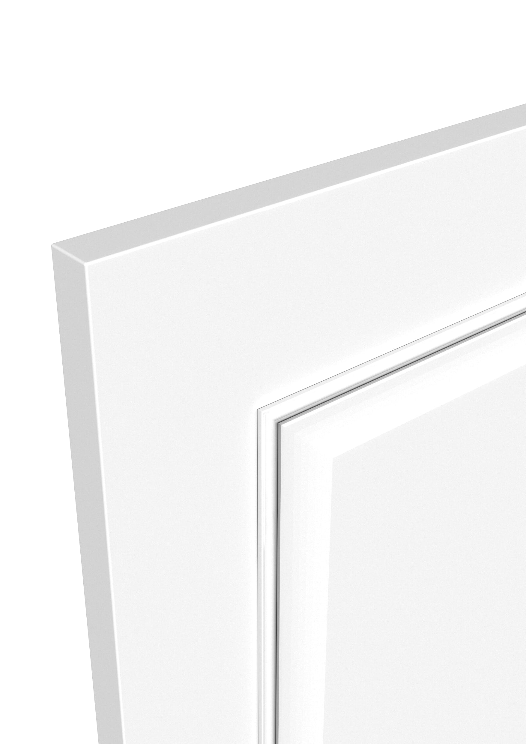 686x1981x35mm (27") Kent White - Prefinished Sliding Barn Door