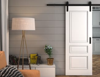 Kent White - Prefinished Sliding Barn Door