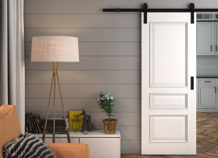Kent White - Prefinished Sliding Barn Door
