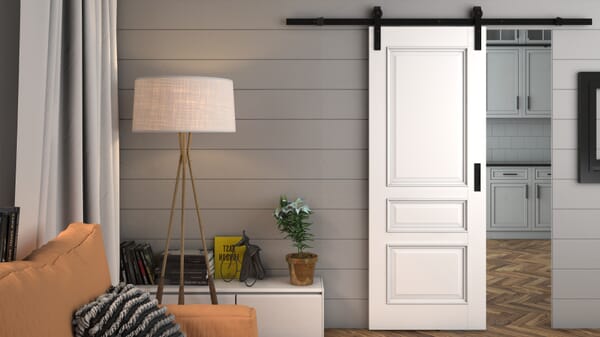 Kent White - Prefinished Sliding Barn Door