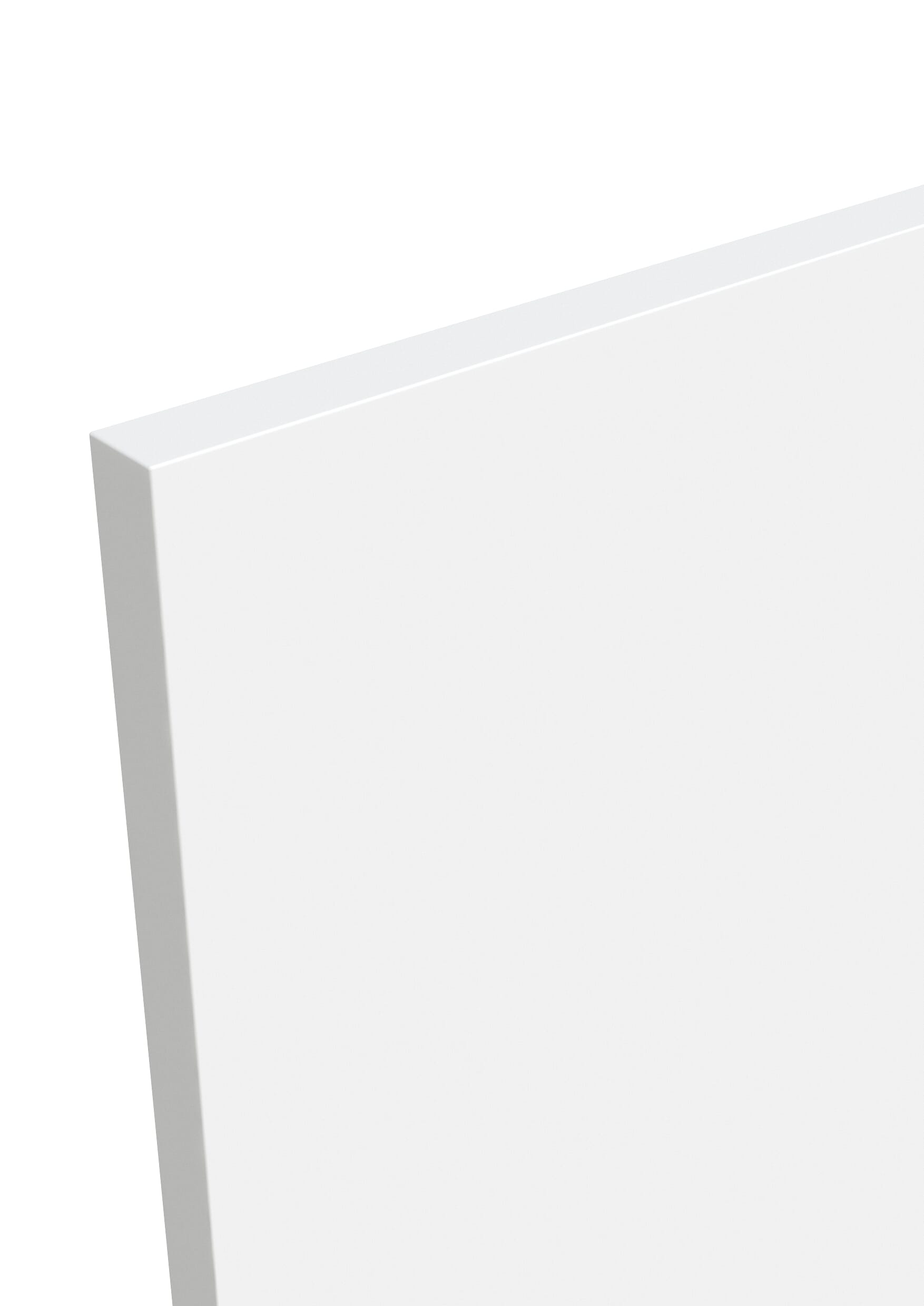 686x1981x35mm (27") Flush White Prefinished Sliding Barn Door