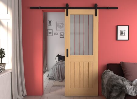 Mexicano Oak Half Light Clear - Prefinished Internal Doors At Climadoor