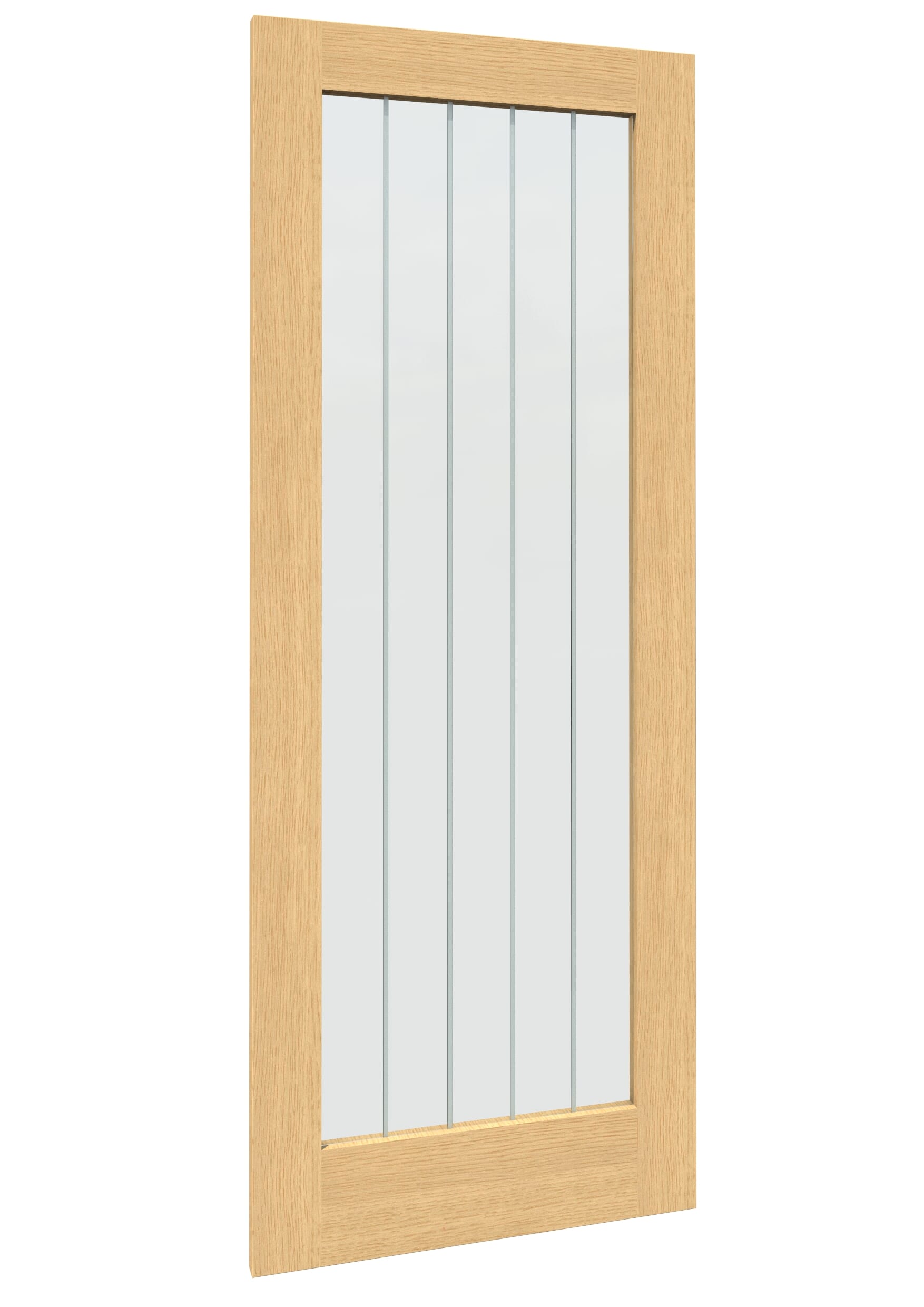 838x1981x35mm (33") Mexicano Oak Pattern 10 Sliding Barn Door