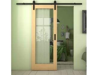Mexicano Oak Pattern 10 Sliding Barn Door