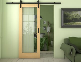 Mexicano Oak Pattern 10 - Prefinished Sliding Barn Door