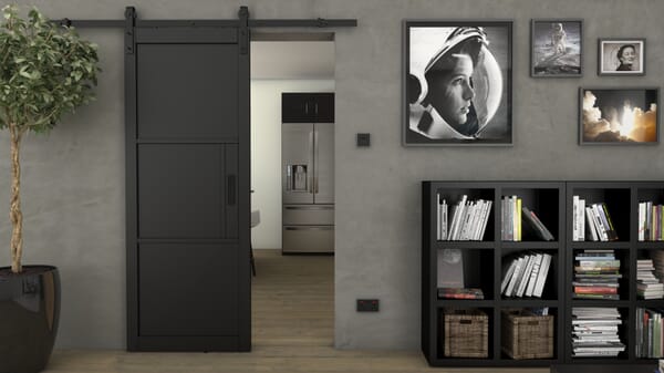 Heritage Black Internal Sliding Barn Door