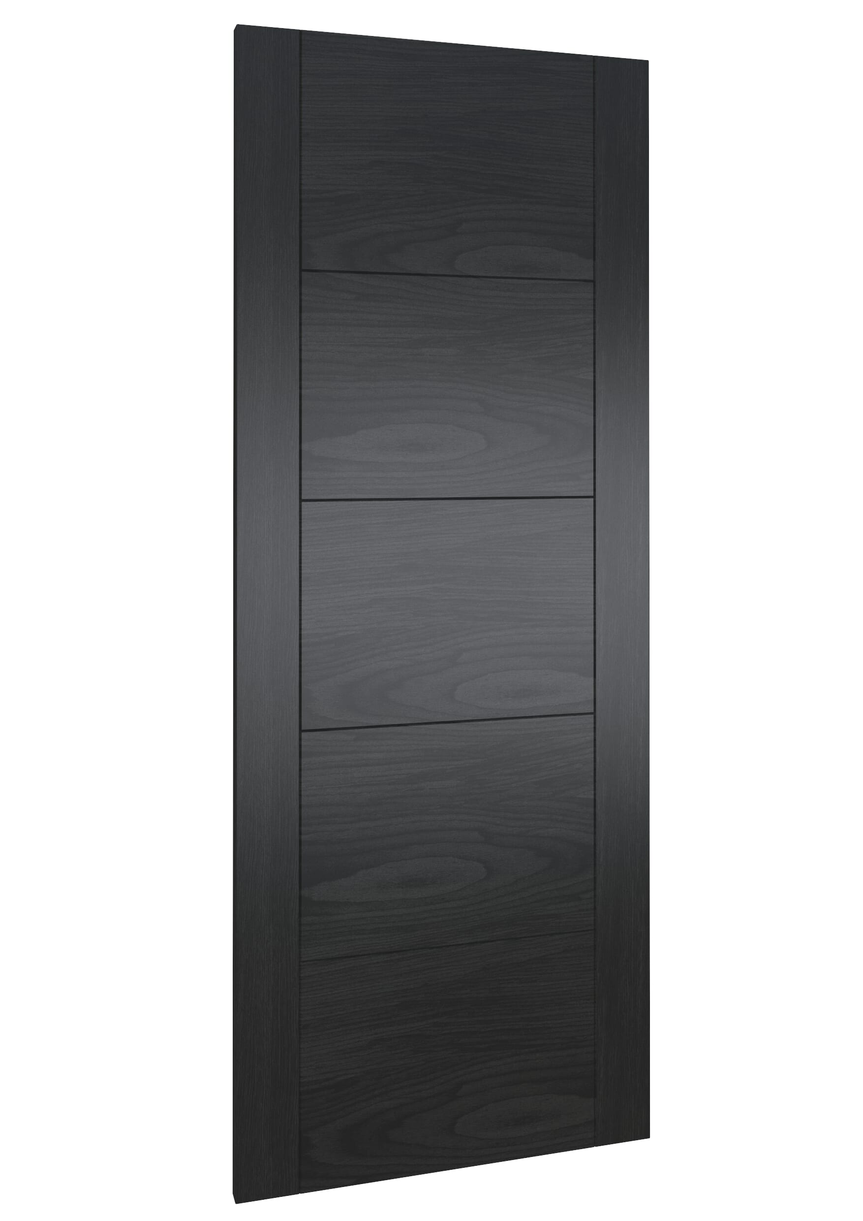 686x1981x35mm (27") Iseo Black Oak - Prefinished Sliding Barn Door