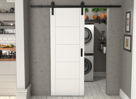 Iseo White - Prefinished Sliding Barn Door
