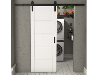 Iseo White - Prefinished Sliding Barn Door