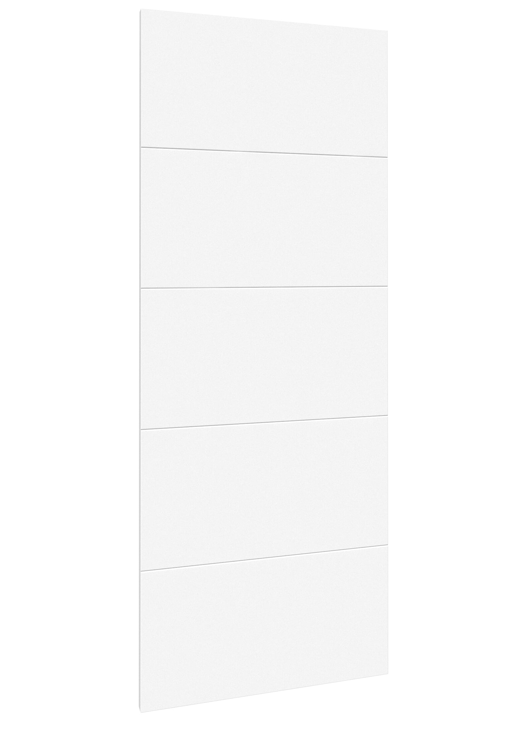 711x1981x35mm (28") Orta White - Prefinished Sliding Barn Door