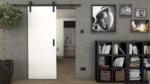 Orta White - Prefinished Sliding Barn Door