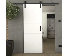 Orta White - Prefinished Sliding Barn Door