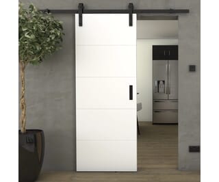 Orta White - Prefinished Sliding Barn Door