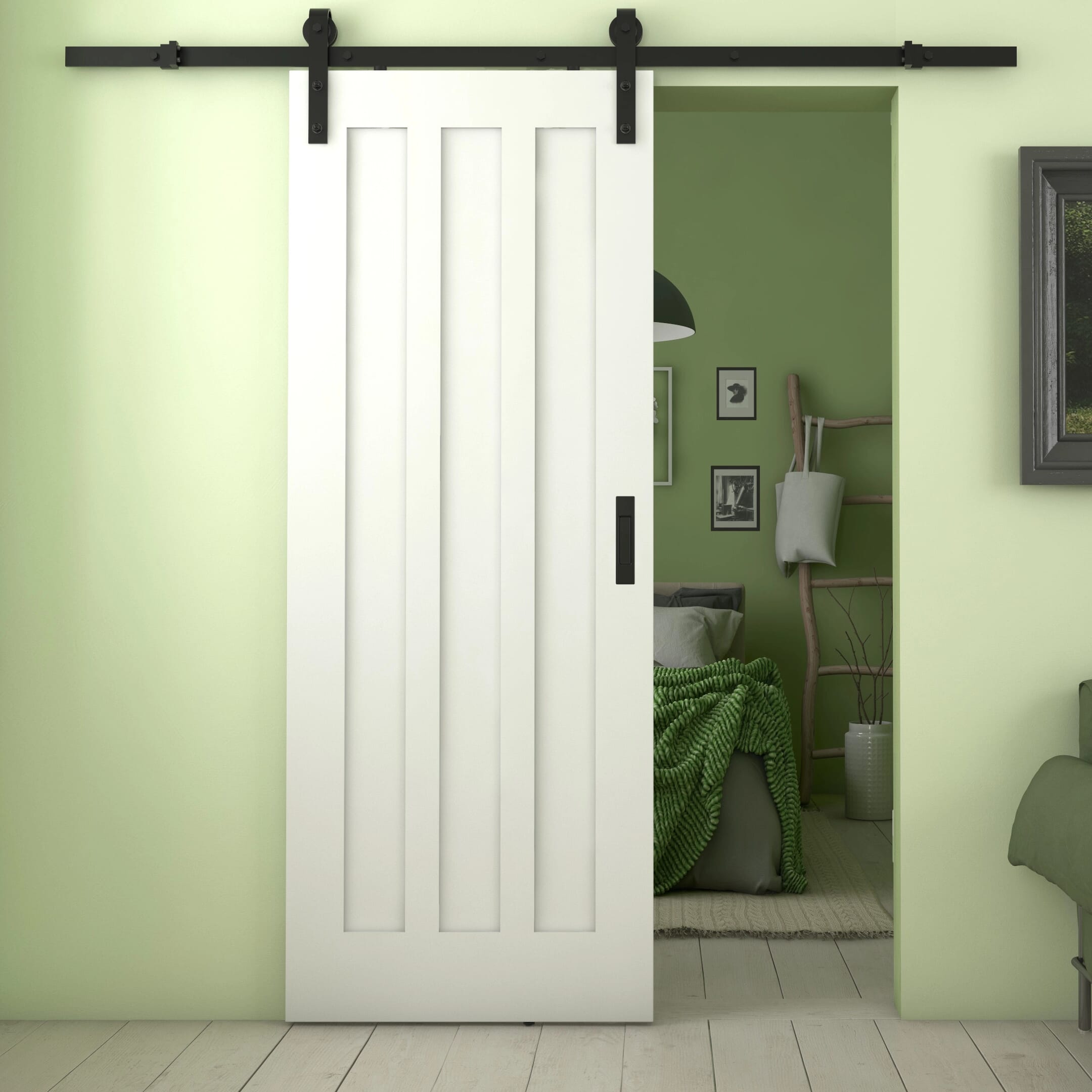 Aston White Sliding Barn Door