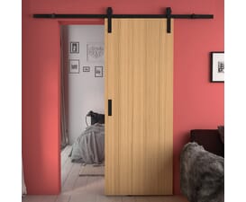 Traditional Cottage Oak Sliding Barn Door