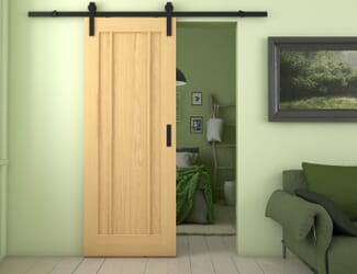 Lincoln Oak Sliding Barn Door