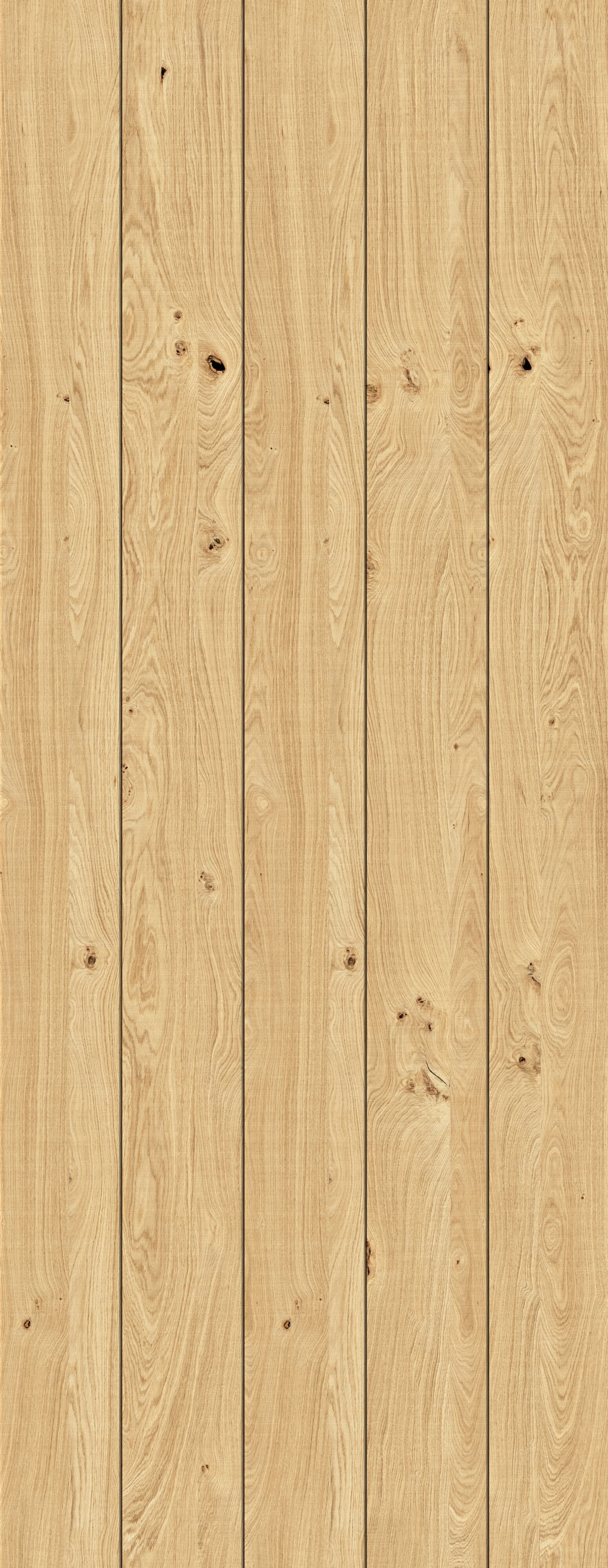 838x1981x35mm (33") Rustic Solid Oak Ledged Sliding Barn Door