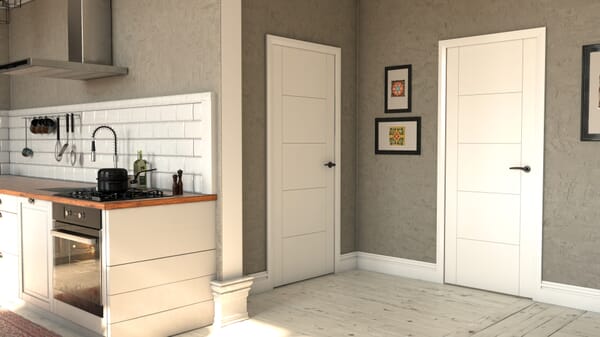 White Fire Door Sets